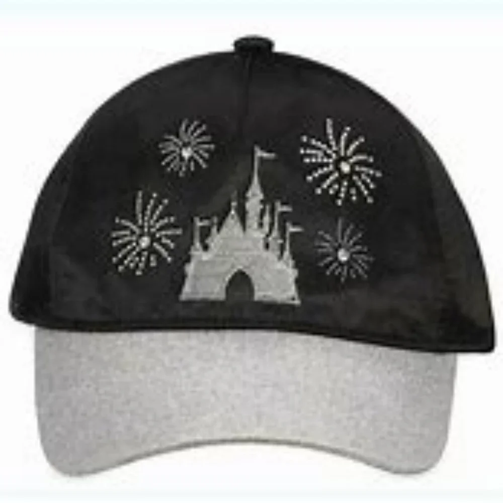 Disneyland  Castle Sequins & Rhinestone baseball hat new